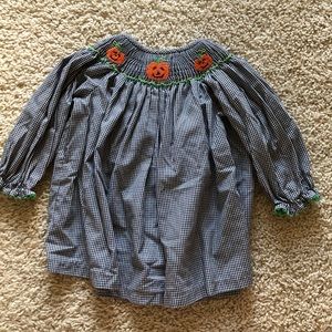 Smocked Pumpkins Tunic/Dress